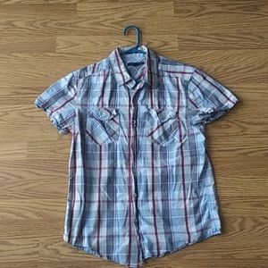 Mens plaid shirt